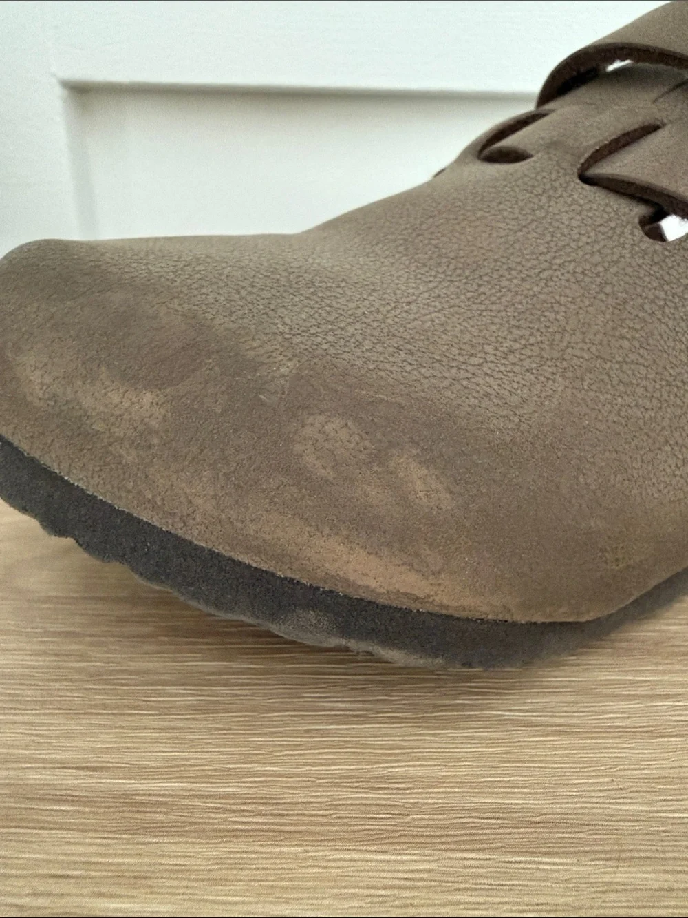 Birkenstock Kids Brown Double-Buckle Clog Sandals